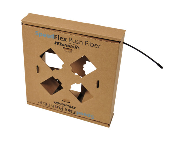 1 Fiber SpeedFlex™, Orange
(Indoor/Outdoor), 100 Ft. Payout Box
