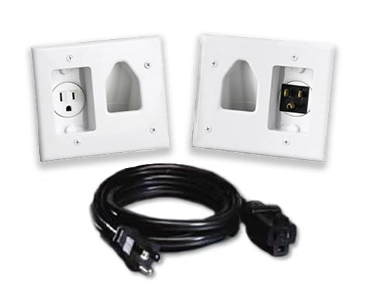 Recessed Pro-Power Kit w/ Straight Blade Inlet