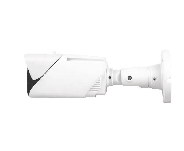 5MP Security Camera, H.265 Long Range Outdoor, Varifocal IR Lens - side view