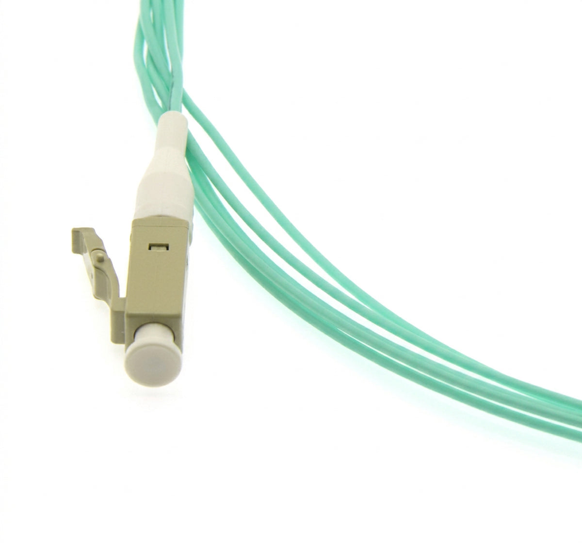 LC/UPC Fiber Pigtail, 1 Fiber OM4 Multimode, 50/125, Jacketed, 3M