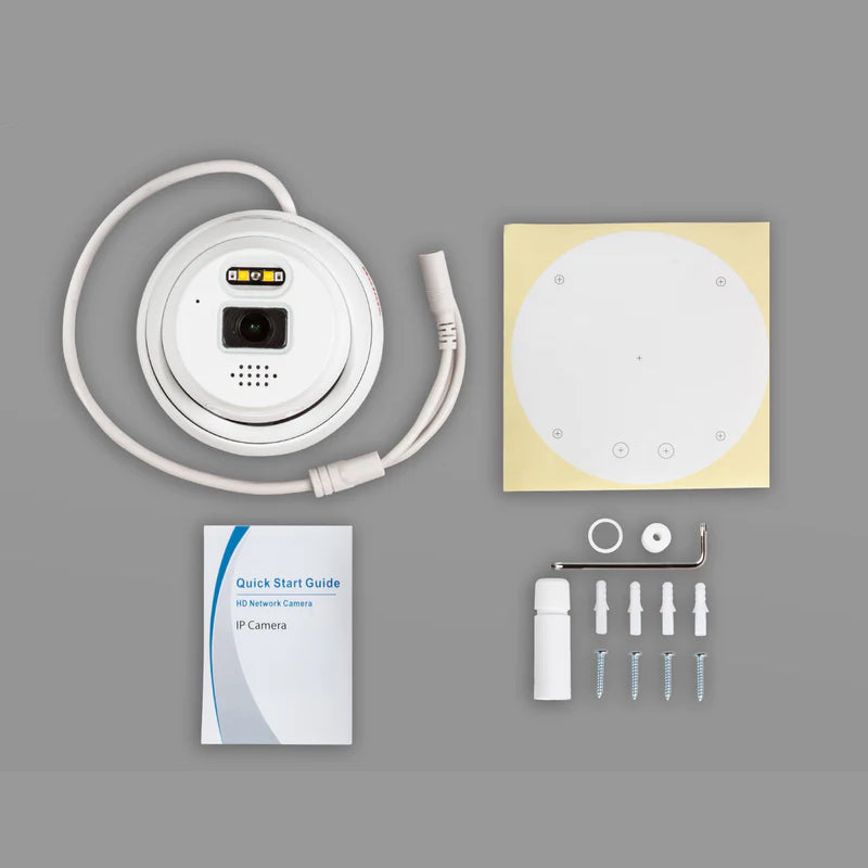 5MP Active Deterrent Camera Full Color At Night with Two-Way Audio