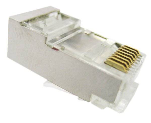 CAT6 Shielded RJ45 Connector - with Insert - 3 Prong