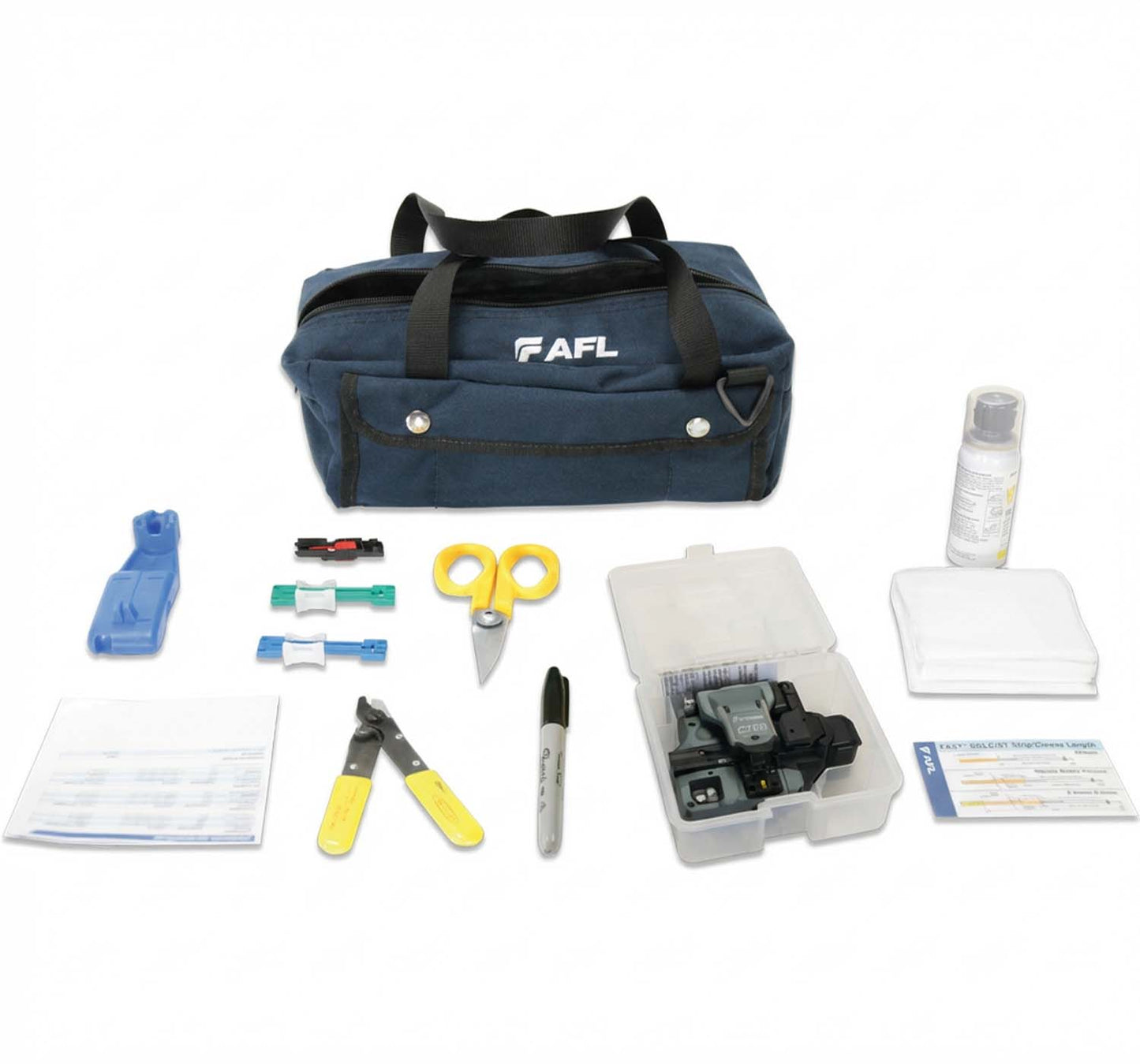 AFL FAST Connector Universal Fiber Tool Kit, High Precision CT-50 Cleaver Included