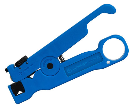 Fiber Slit & Ring Tool for EZ Fuse SC/LC Connectors - Primus Cable - Blue