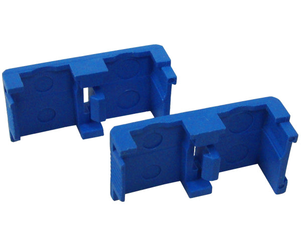 Fiber Connector - Duplex Clip for SC Connectors, SM Blue (Bottom Piece) 1pc