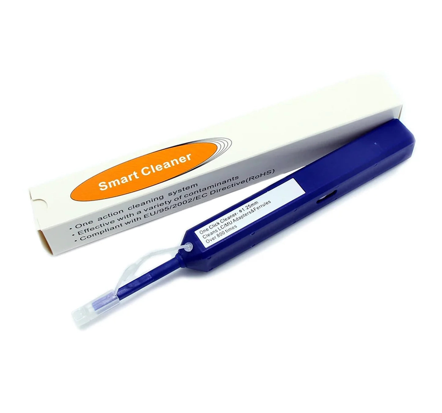 Fiber Cleaning Pen, SC/FC/ST/E2000, LC/MU, 1.25mm, 2.5mm, 800 Cleaning Cycles