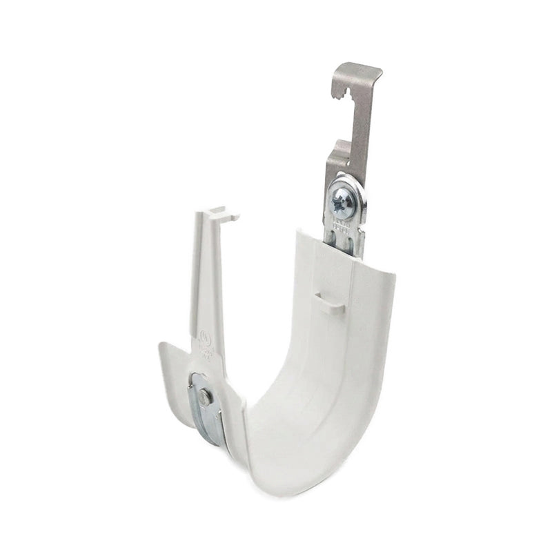 High Performance J-Hook - Hybrid 90 Degree Angle, white, 1"