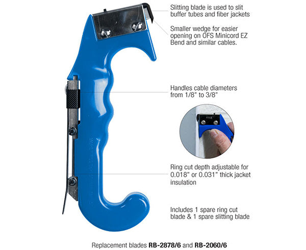Fiber Jacket Slit & Ring Tool | JIC-4377
