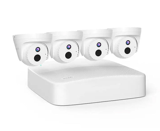 4 Channel PoE HD Video Security Kit, Conch