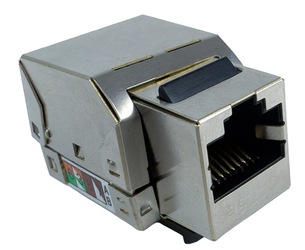 CAT5E RJ45 Shielded Keystone Jack, U-Style