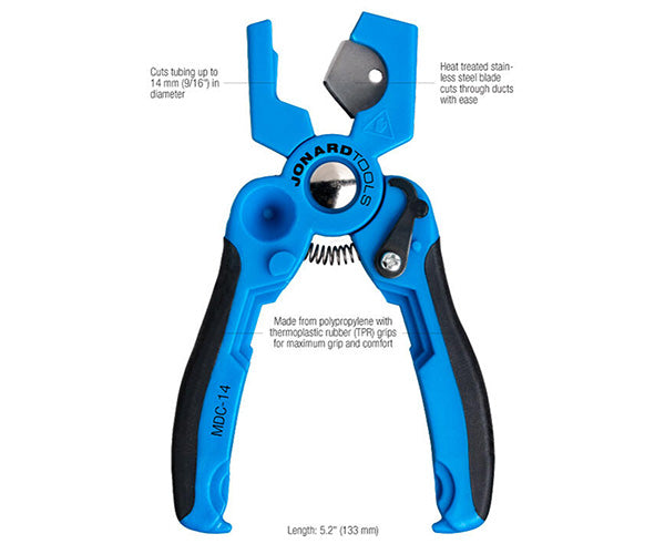 Microduct Tube Cutter with Labels