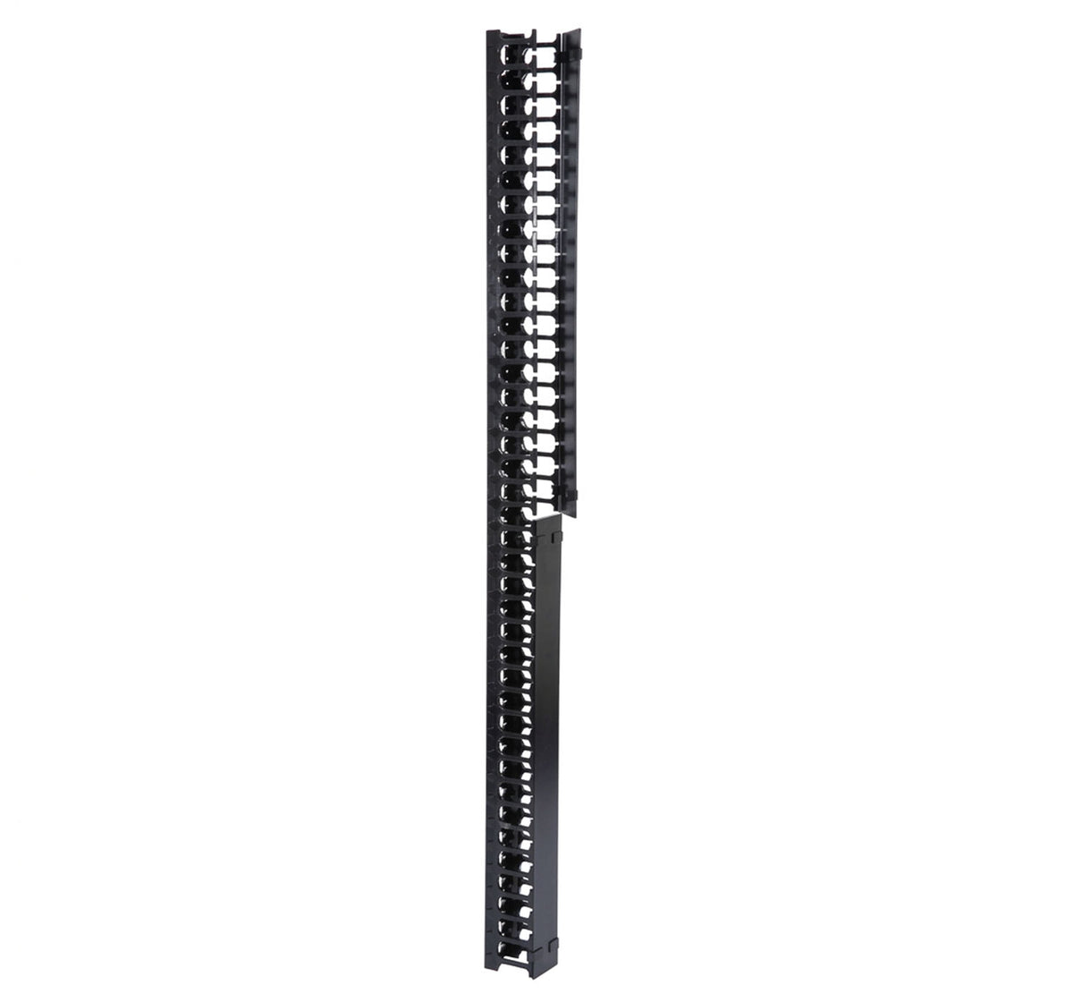 Vertical Finger Duct Cable Manager, 42U/ 45U/ 48U/ 52U, 3"W/ 6"W/ 8"W