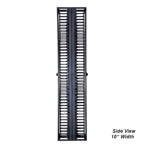 Viaduct Vertical Cable Managers – 45U x 6"/10"W, Single & Double Sided Options