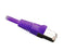 CAT5E Ethernet Patch Cable Shielded, Snagless Molded Boot, RJ45 - RJ45, 6ft - Purple