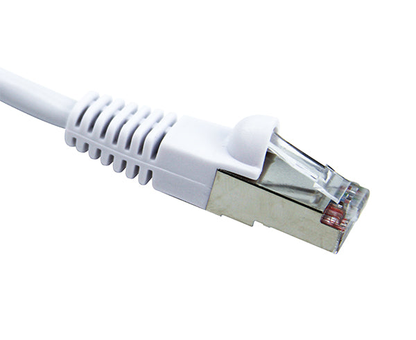 CAT5E Ethernet Patch Cable Shielded, Snagless Molded Boot, RJ45 - RJ45, 50ft