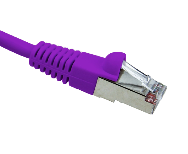 CAT5E Ethernet Patch Cable Shielded, Snagless Molded Boot, RJ45 - RJ45, 6ft