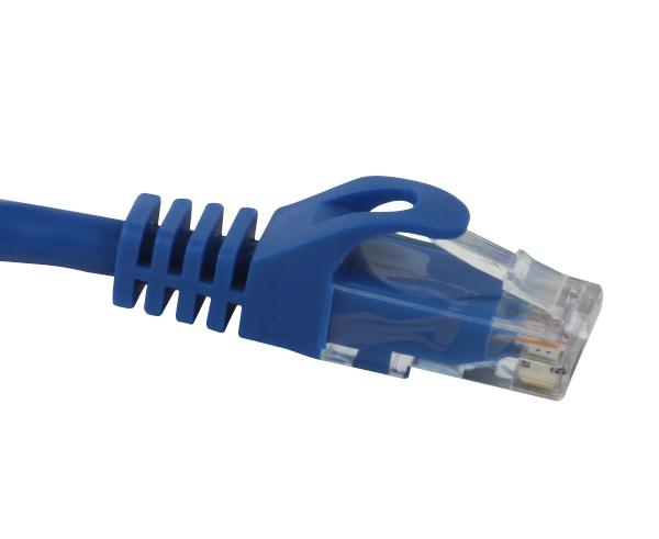 CAT6 Ethernet Patch Cable, Snagless Molded Boot, RJ45 - RJ45, 9ft