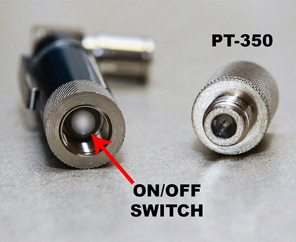 Pocket Continuity Tester & Toner w/ Voltage Protection - On/off switch shown - Primus Cable Testers