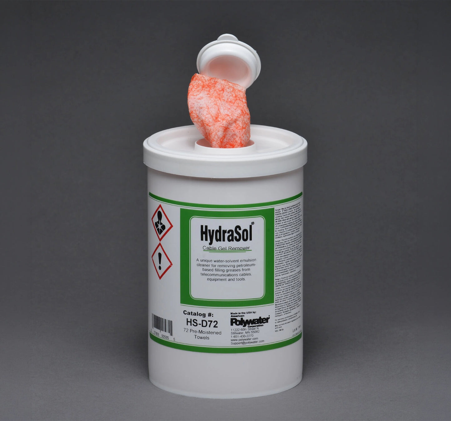 Polywater® HydraSol® Cable Gel Remover, SPLICE PREPARATION CLEANERS
