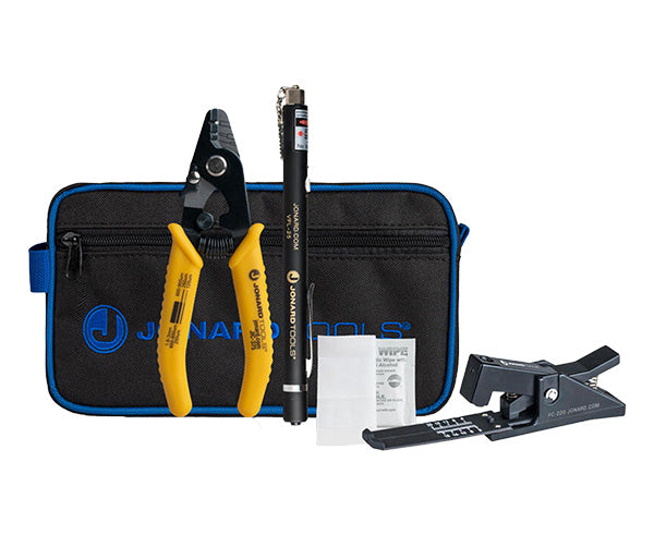 Fiber Optic Connector Clean and Prep Kit, w/ Cleaver | TK-183