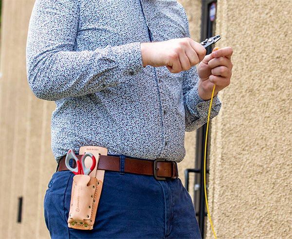 Fiber Stripper & Kevlar® Shears Kit, Leather Pouch | TK-355