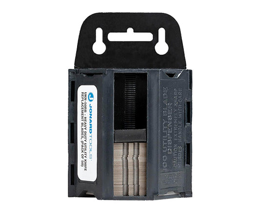 Heavy Duty Utility Knife Replacement Blades, P/50 - Blades neatly inside of black case - Primus Cable