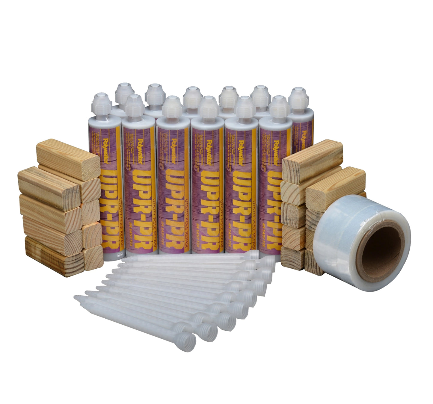 Polywater® UPR™ Wood Utility Pole Repair, Asset Maintenance Solutions, Kit