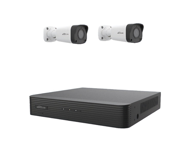 Uniview Tec - 5MP, DWDR, IR Bullet / 4ch, 4 PoE, 4K Resolution, H.265 NVR, 1TB