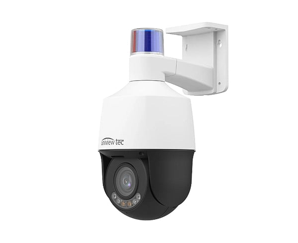 Uniview Tec - 4MP ColorHunter+ with Wise-ISP Active Deterrence Mini PTZ Camera