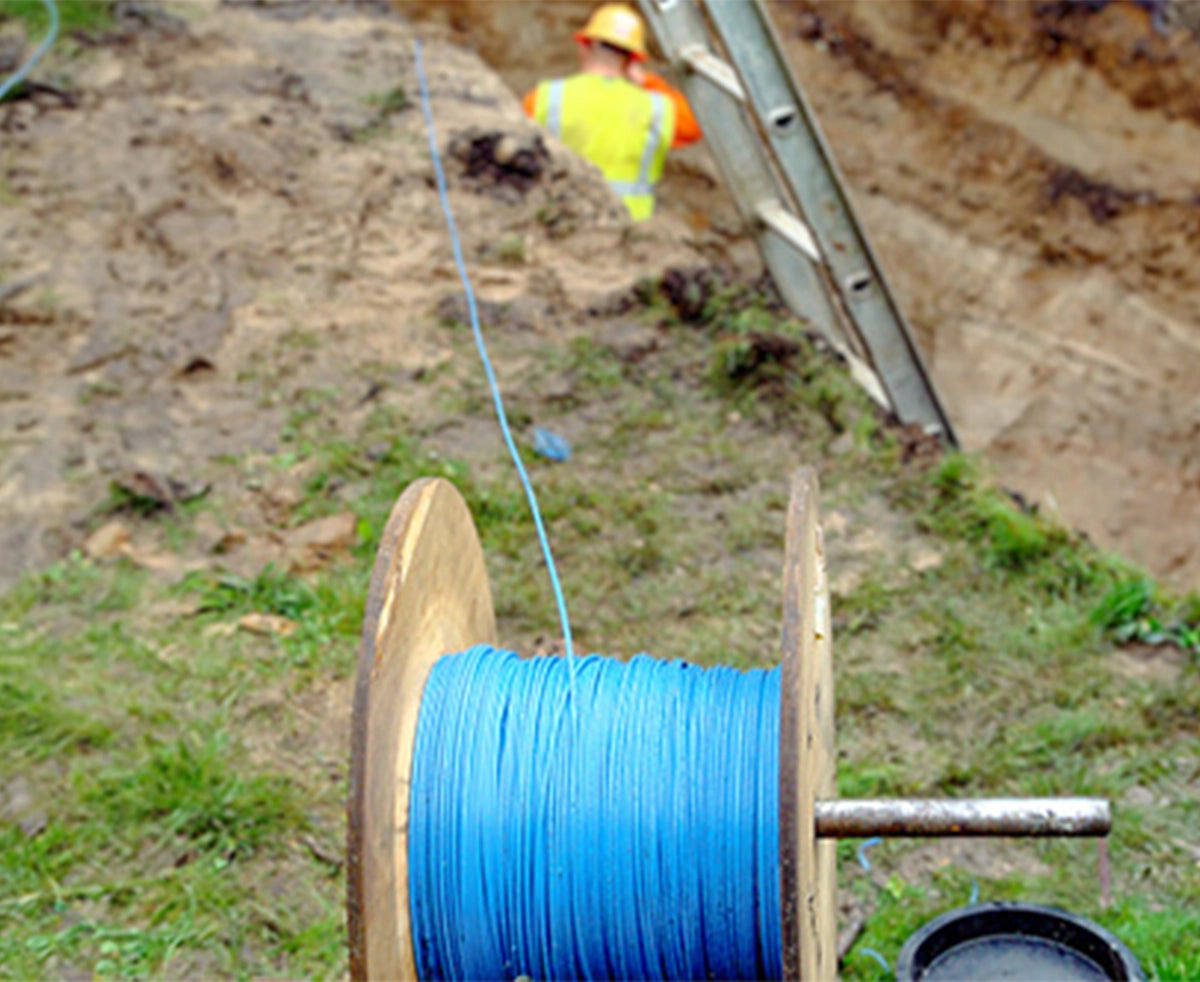 High Strength Copper Clad Steel Tracer Wire, Open Cut, 14AWG, 30/45mm Insulation - 500'/1000'/2500' - Various Colors