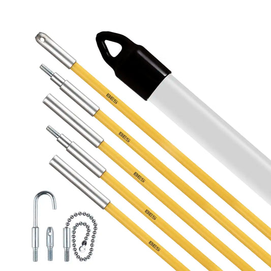 1/4" Fiberfish Replacement Wire Fishing Rod - 3'/6' Male/Bullnose tips