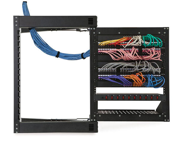 Network Rack, Phantom Class Swing-Out Open Frame Wall Mounts | 1915-3-800-12