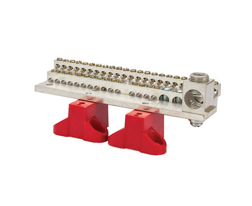 Neutral Connectors 1/0-14 AWG and 6-14 AWG wire holes