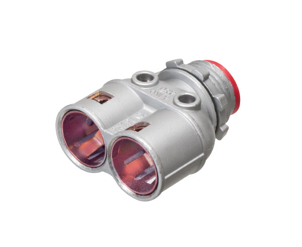 Snap2It Duplex Cable Connectors with insulated throats for 3/8" Flex