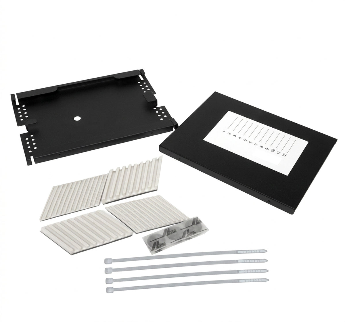 12 Single Fusion Splice Capacity 0.5"x7"x4.75" Splice Tray