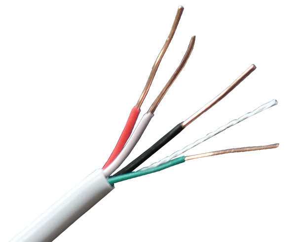 Riser Security Alarm Cable, 22/4 Solid, CMR, 1000ft