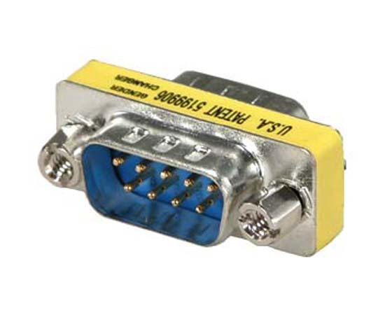 DB9 Male/Male Mini Gender Changer