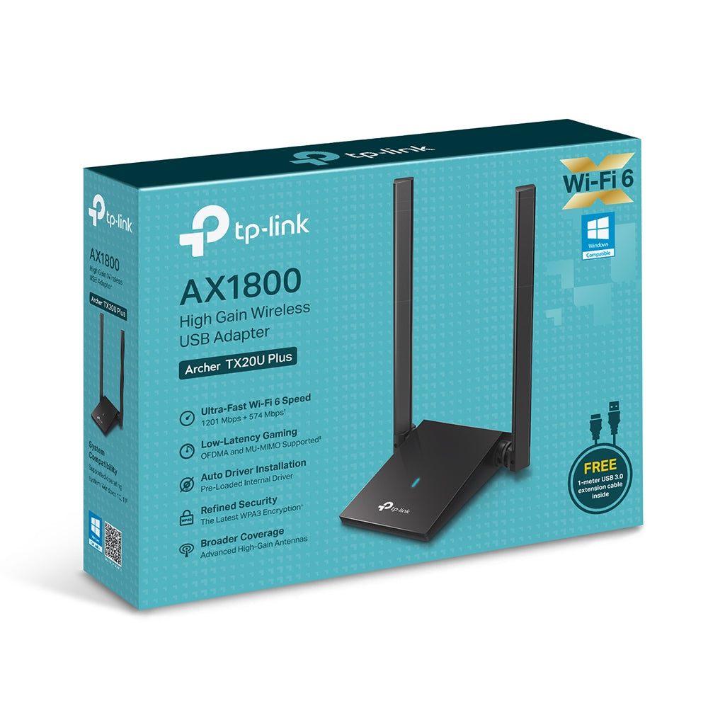 AX1800 Dual Antennas High Gain Wireless USB Adapter