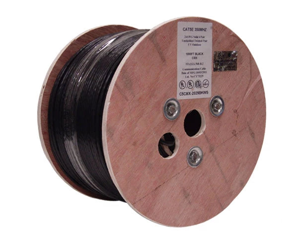 CAT5E Ethernet Cable, Outdoor CAT5E Cable - Spool