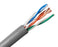 CAT5E Riser Bulk Ethernet Cable, CMR UL Listed Solid Copper UTP, 24 AWG -grey