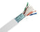 CAT6 Bulk Riser Ethernet Cable, CMR, UL Listed Shielded Solid Copper, 24 AWG 1000FT White