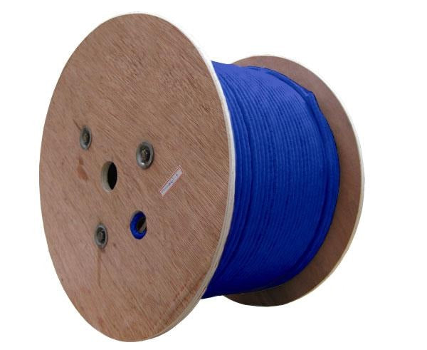CAT6 Shielded Stranded Ethernet Cable, 1000ft Spool, Blue