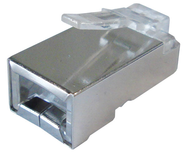 CAT5E Shielded RJ45 Connector - OD Under 6.5mm, 100/Bag