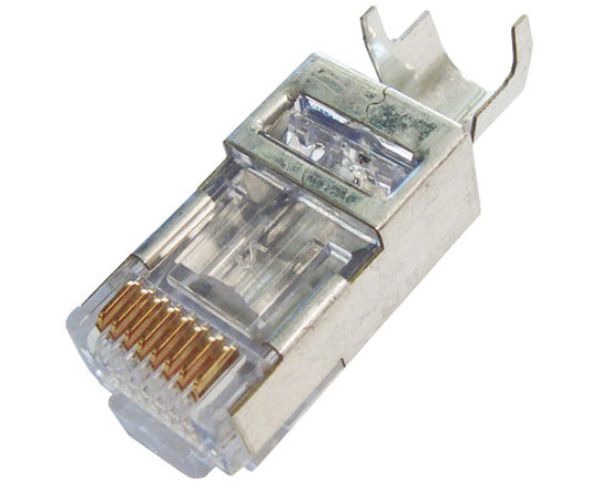 Shielded EZ-RJ45® Connector for CAT6 with External Ground
