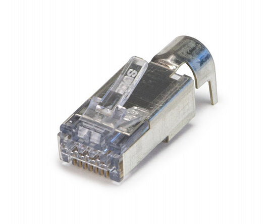 ezEX™44 RJ45™ Shielded CAT6/6A Connector, External Ground