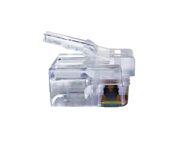 EZ-RJ12/11 Modular Plug, 6P6C Easy Feed - Solid/Stranded Cable - 50 Pack