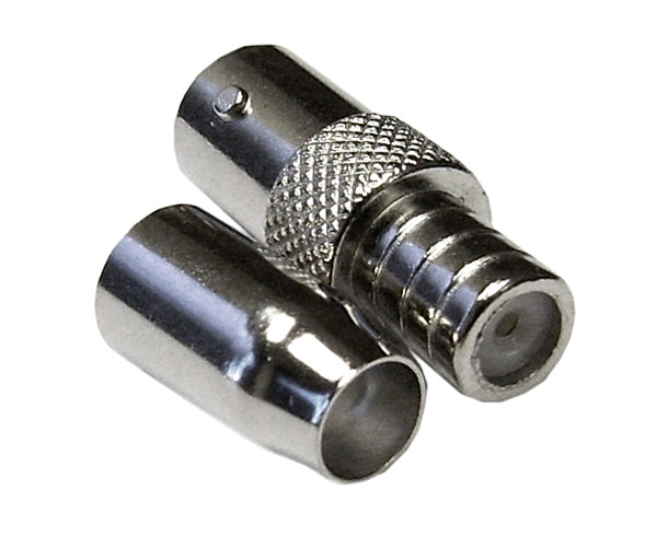 BNC Coax Cable Connector, Hex Crimp Jack,