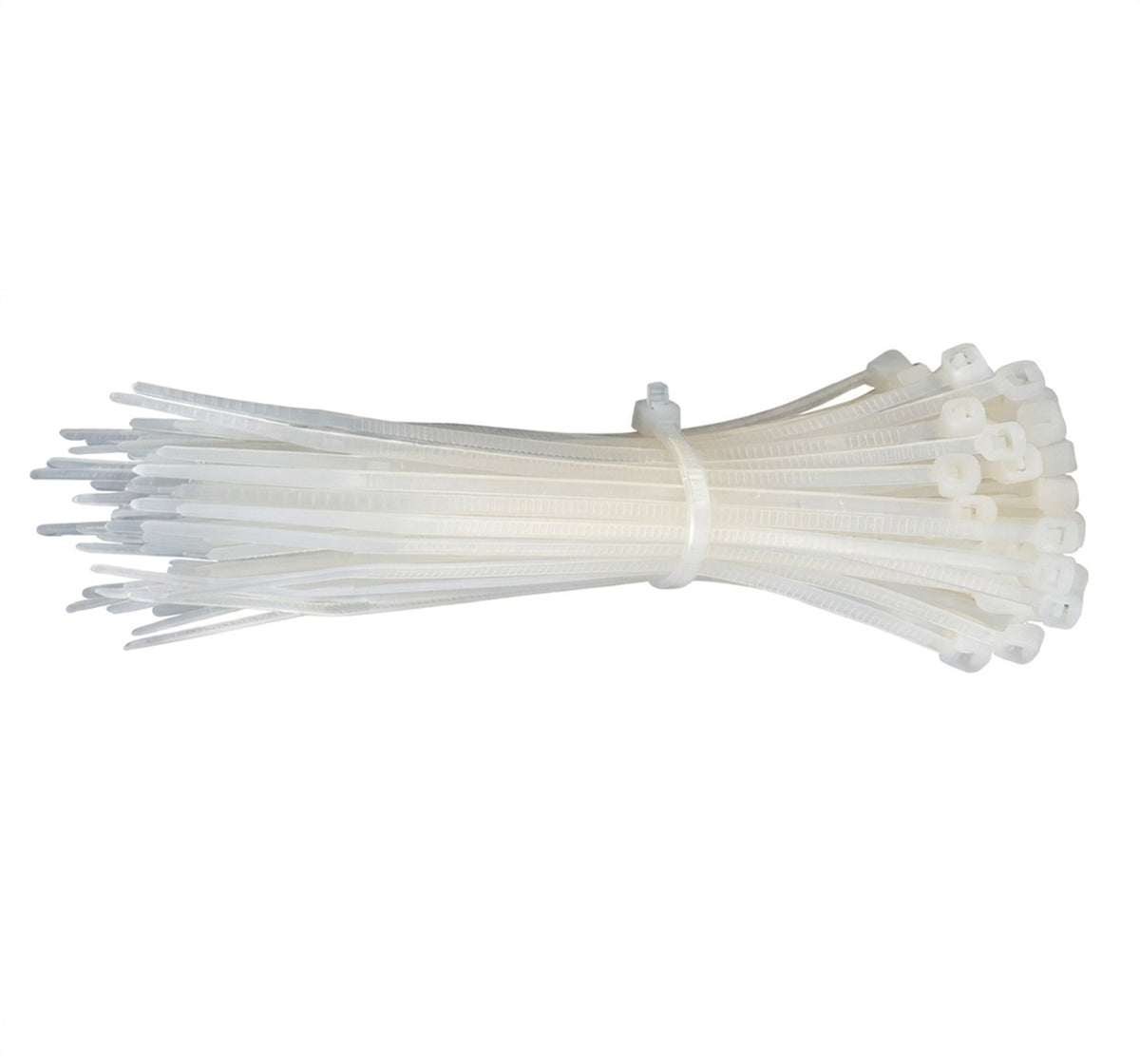 6" Cable Ties, 40lbs, clear, 100 pack
