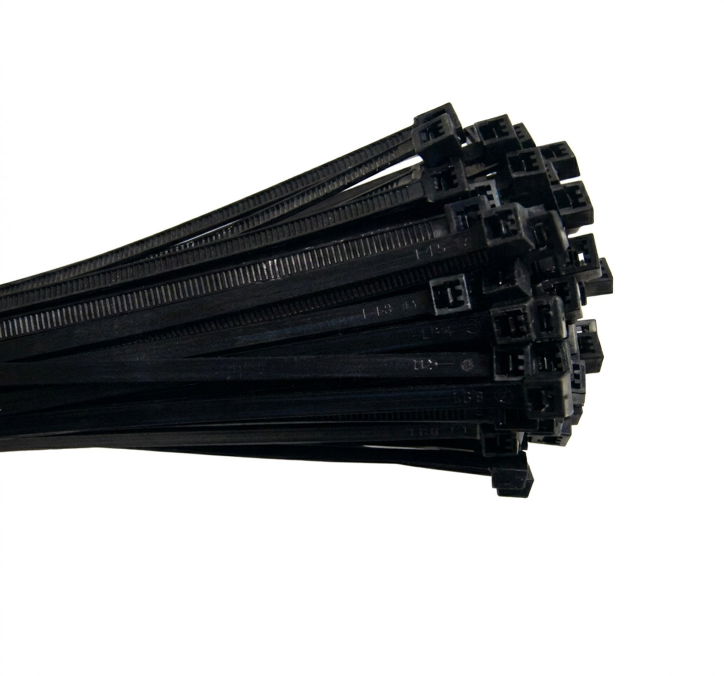 7" Nylon Cable Tie 50lbs Black 100pk