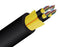 Tight Buffer Distribution Riser OFNR Fiber Optic Cable, Multimode, OM4, Corning Fiber, Indoor/Outdoor